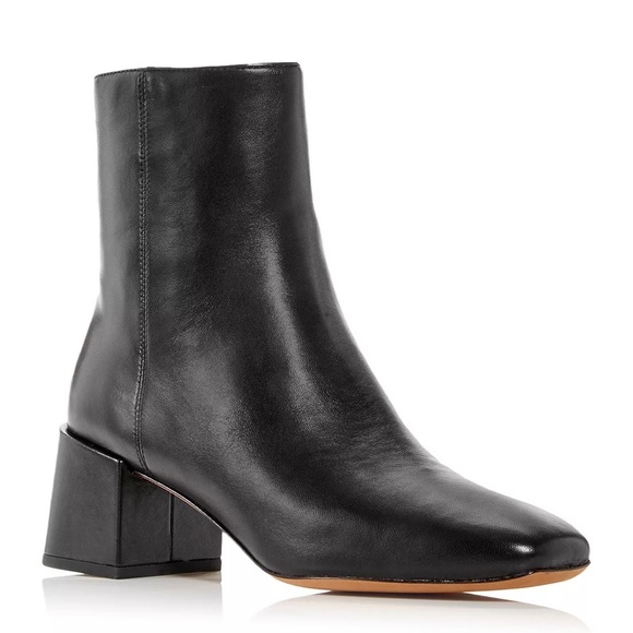 Vince Shoes - Vince
Women's Kaye Block Heel Booties Black Leather